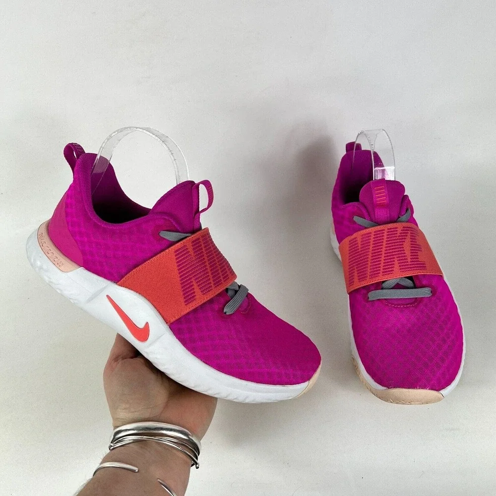 Nike In-Season TR 9 Sneaker Women's 8 Pink Synthetic Training Shoes AR4543-603